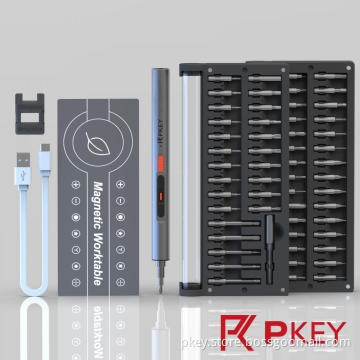 PKEY Li Battery Rechargeable Electric Screwdriver Tool Kit